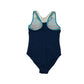 Slazenger swimsuit 7-8 years navy and blue with logo