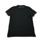 Macron Glasgow Warriors Rugby Polo Shirt Womens Size 12 Black Button Up Neck Short Sleeve Cotton