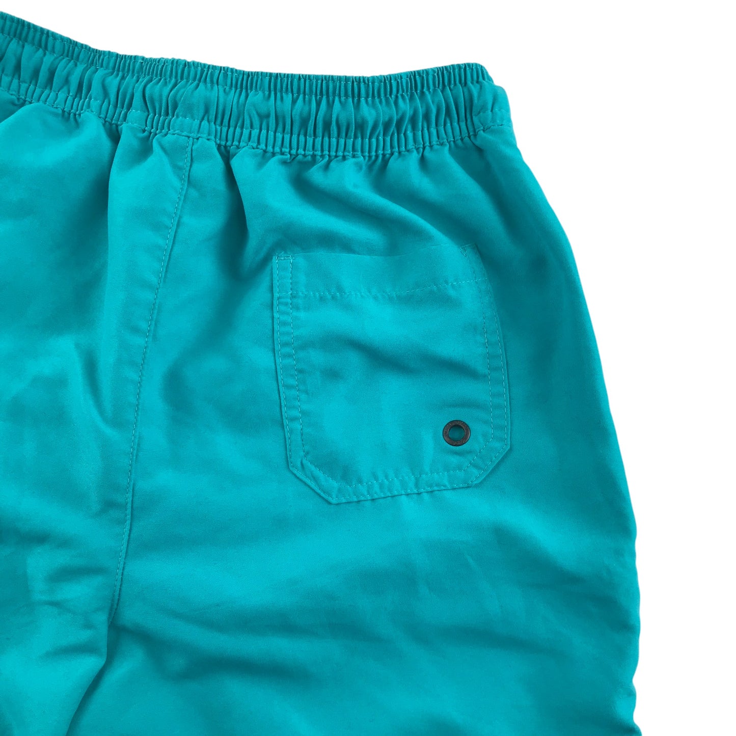 Next swim trunks 9-10 years aqua blue plain shorts