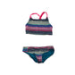 Tu swimsuit 4-5 years multicolour stripy 2 piece set