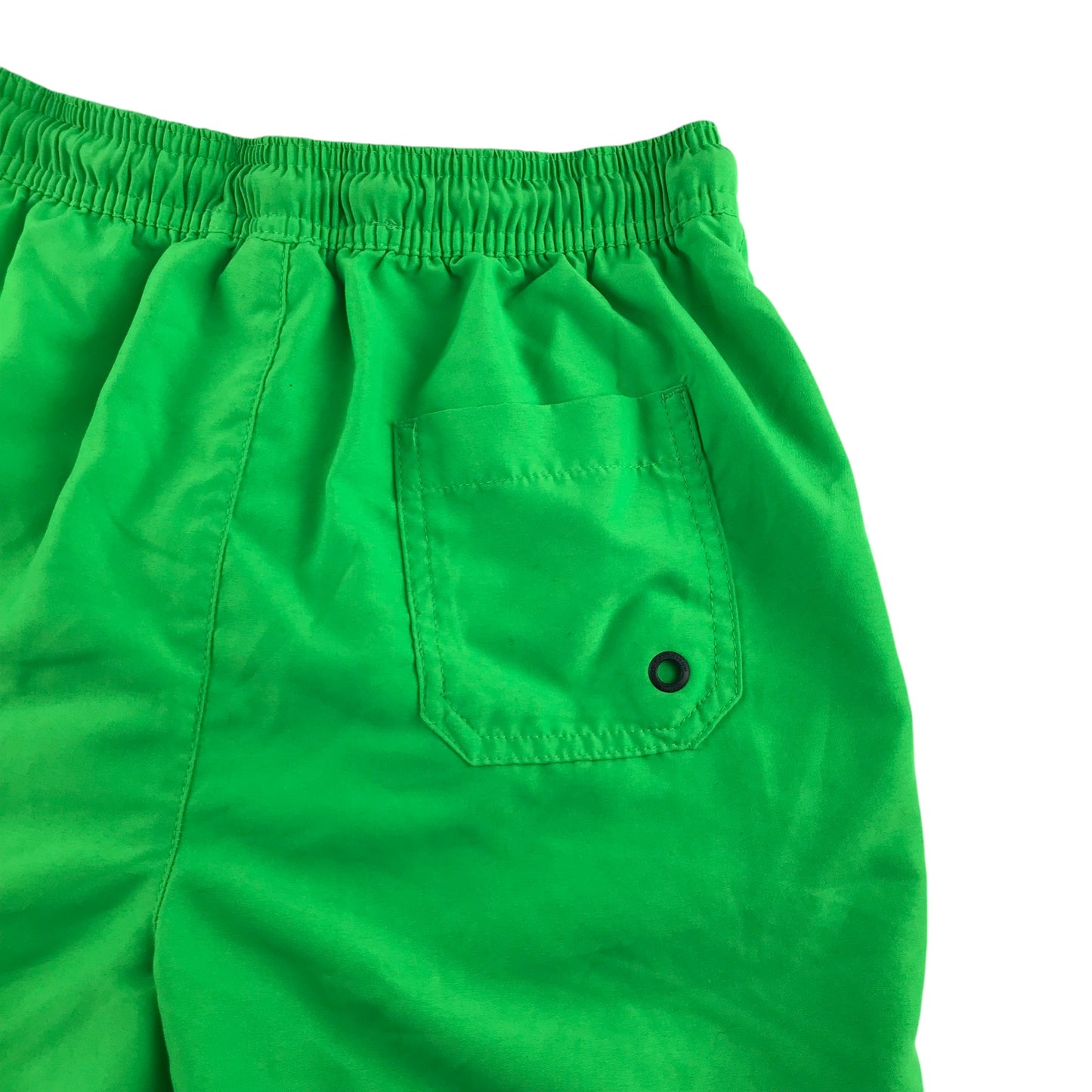 Next swim trunks 9-10 years green plain shorts