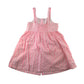 F&F dress 10-11 years pink and white stripy summer long blouse cotton