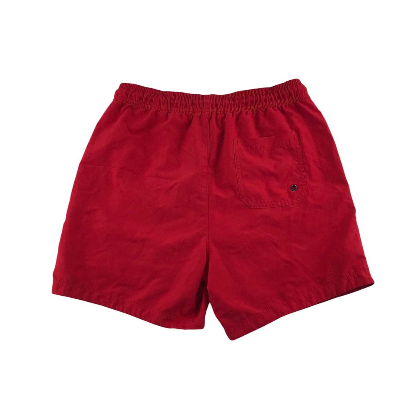 Next swim trunks 12-13 years red plain shorts