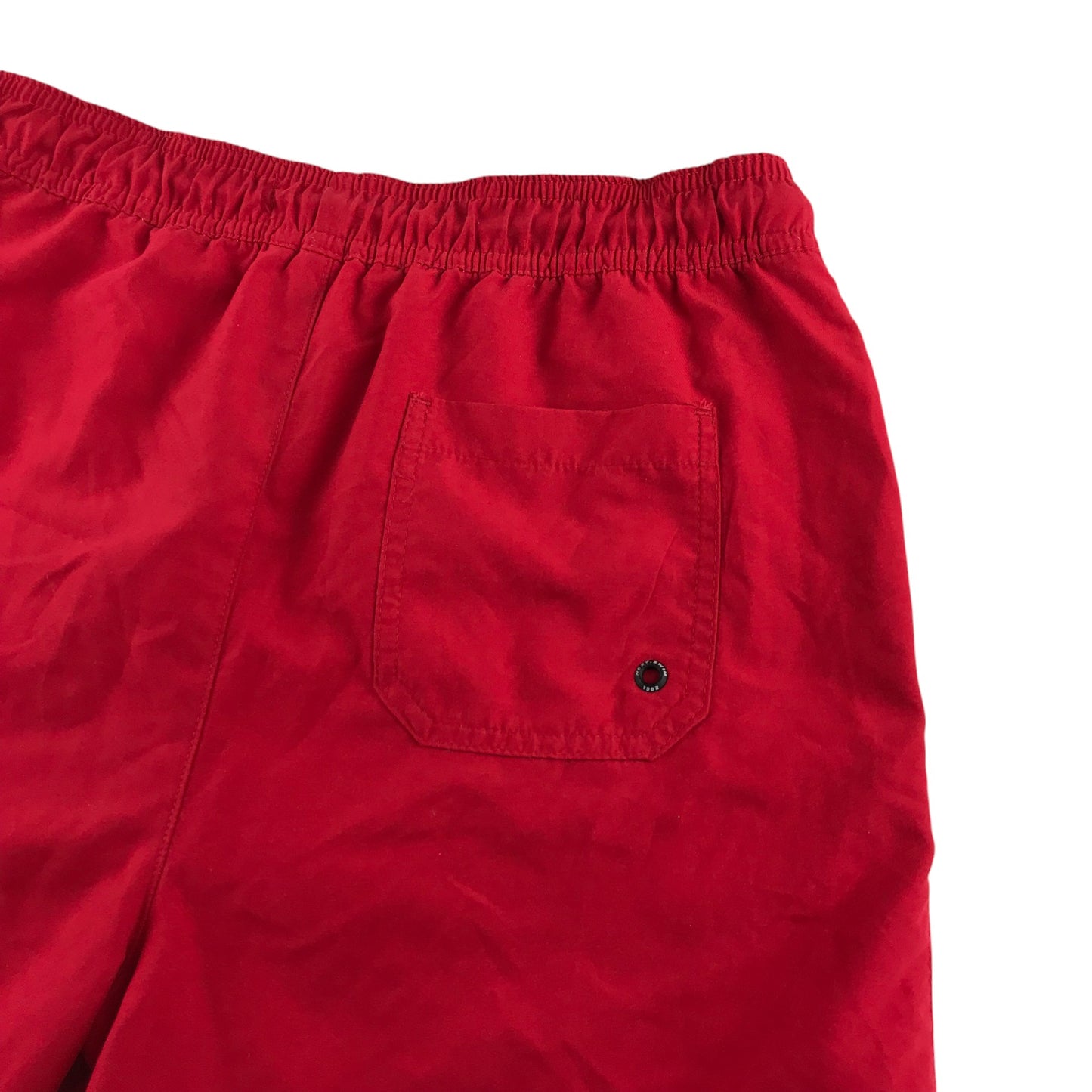 Next swim trunks 12-13 years red plain shorts