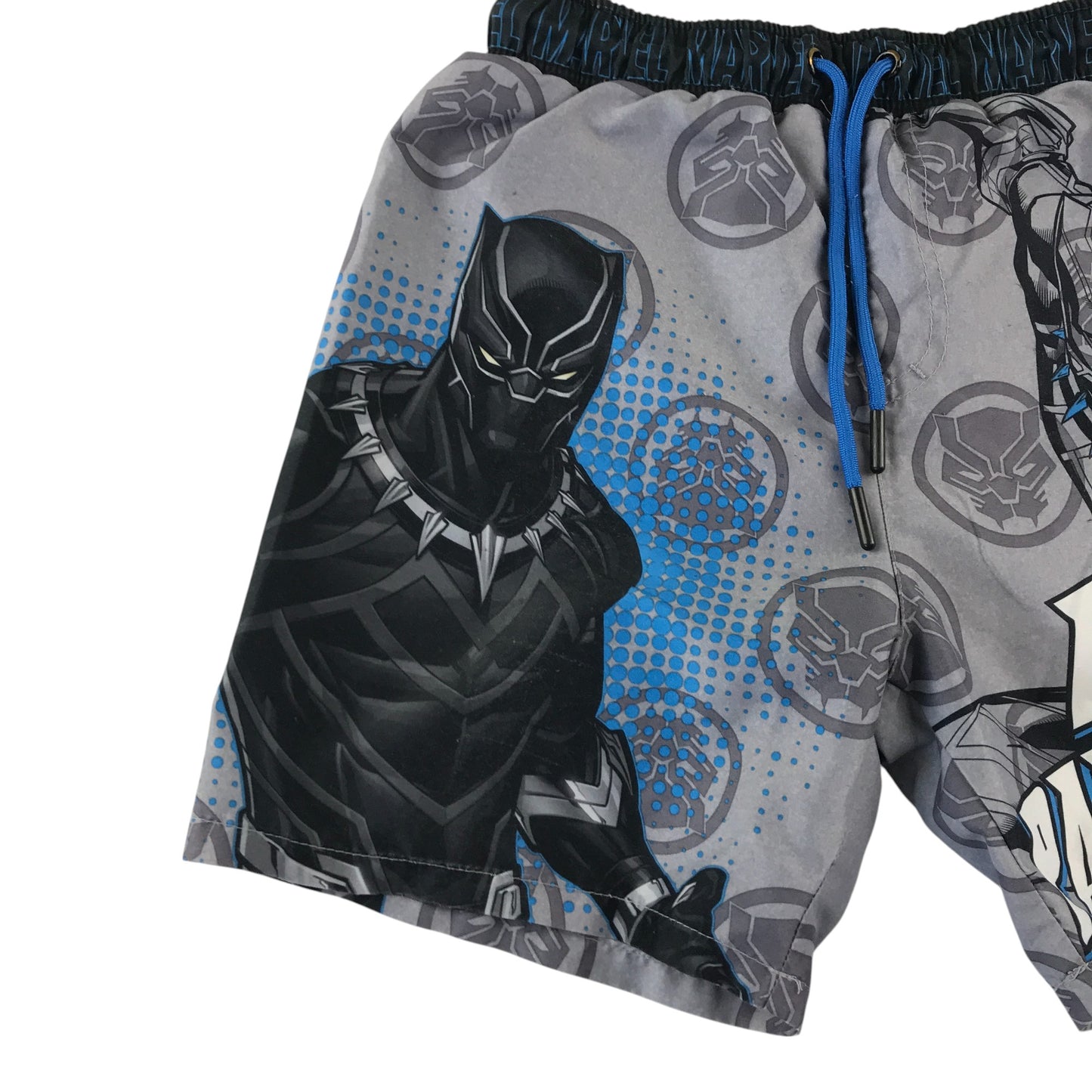 F&F swim trunks 8-9 years grey Marvel Black Panther