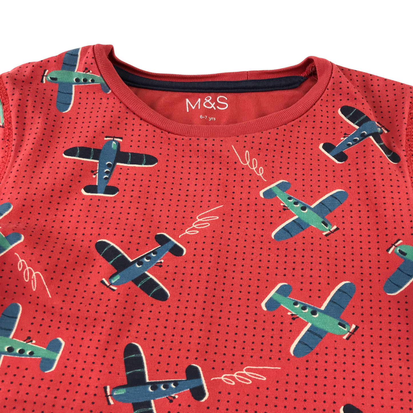 M&S 6-7 years red set