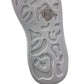 Daodan Chaoren trainers shoe size 2 white fun multicoloured rainbow and glittery design