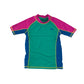 Next swim top 6-7 years turquoise blue and pink