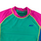 Next swim top 6-7 years turquoise blue and pink