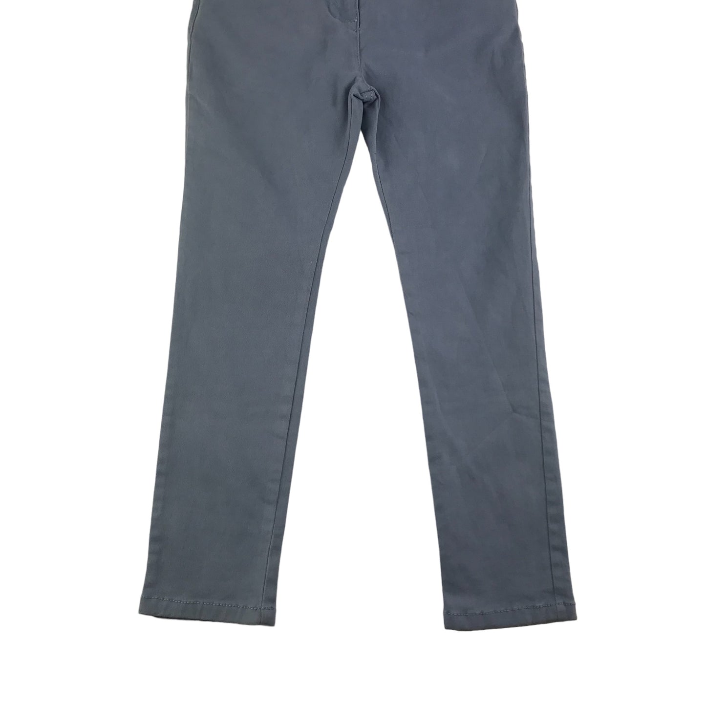 F&F Trousers Age 8 Light Blue Straight Leg Denim