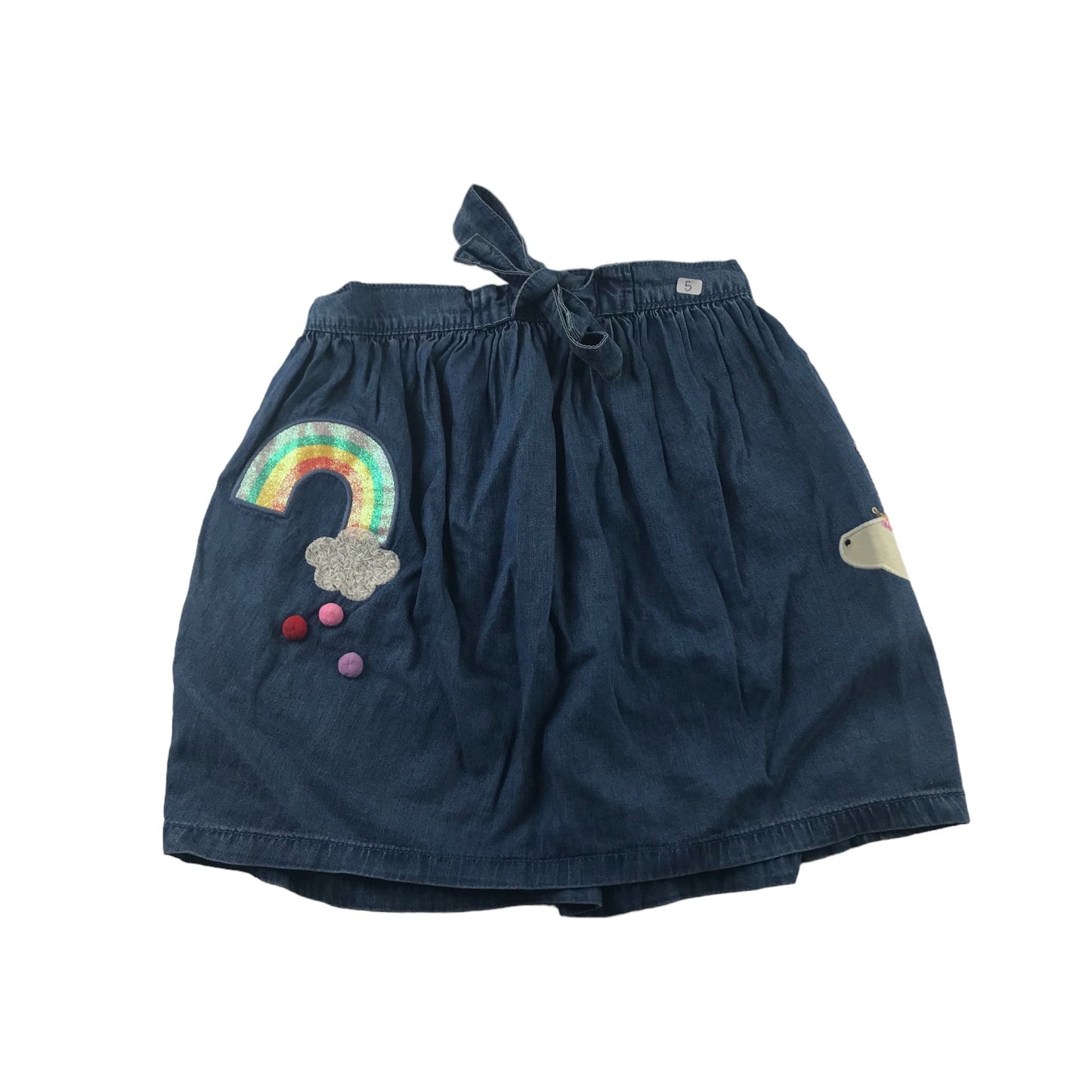 Tu Skirt Age 5 Blue Rainbow Unicorn