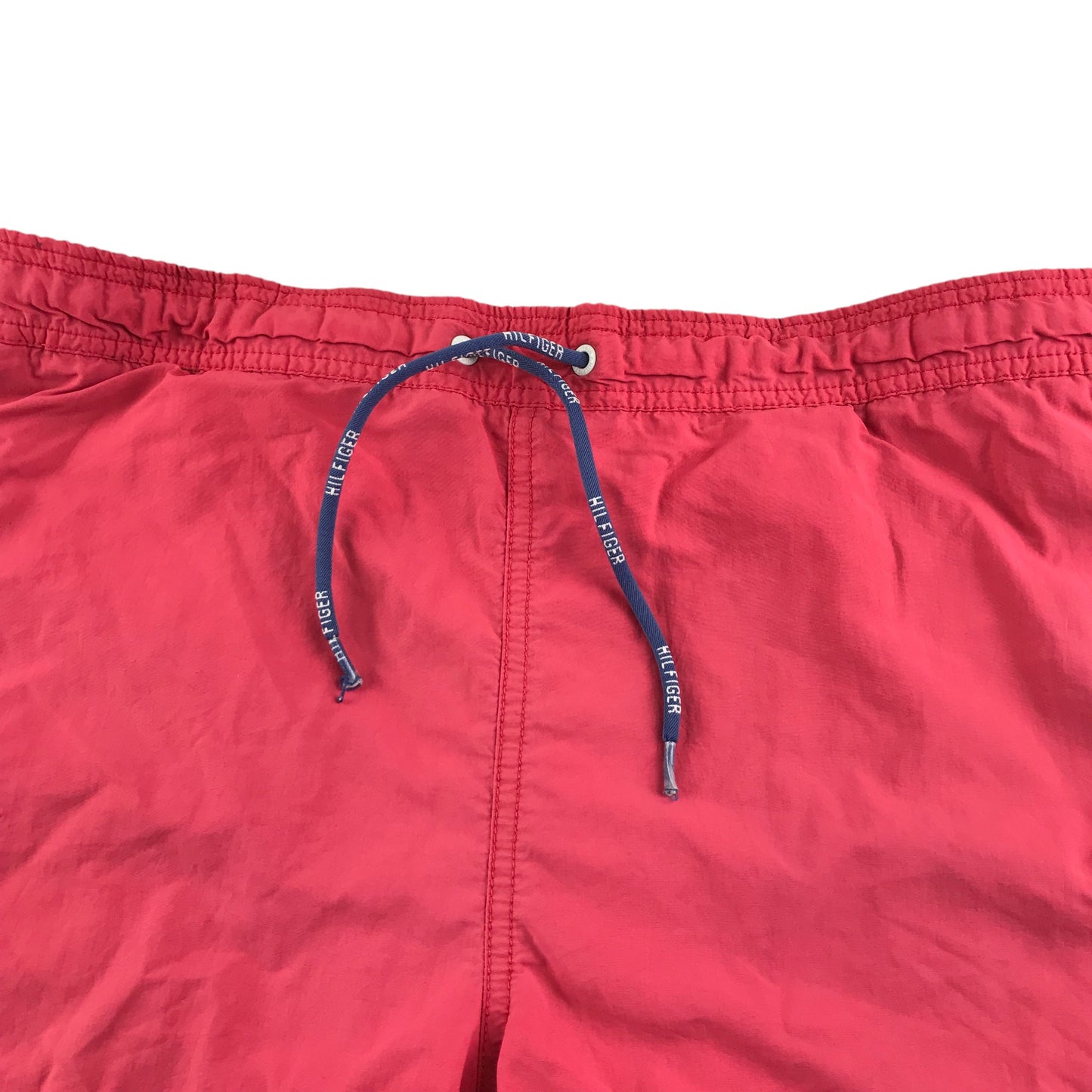 Tommy Hilfiger swim trunks men's size L dark salmon pink plain shorts