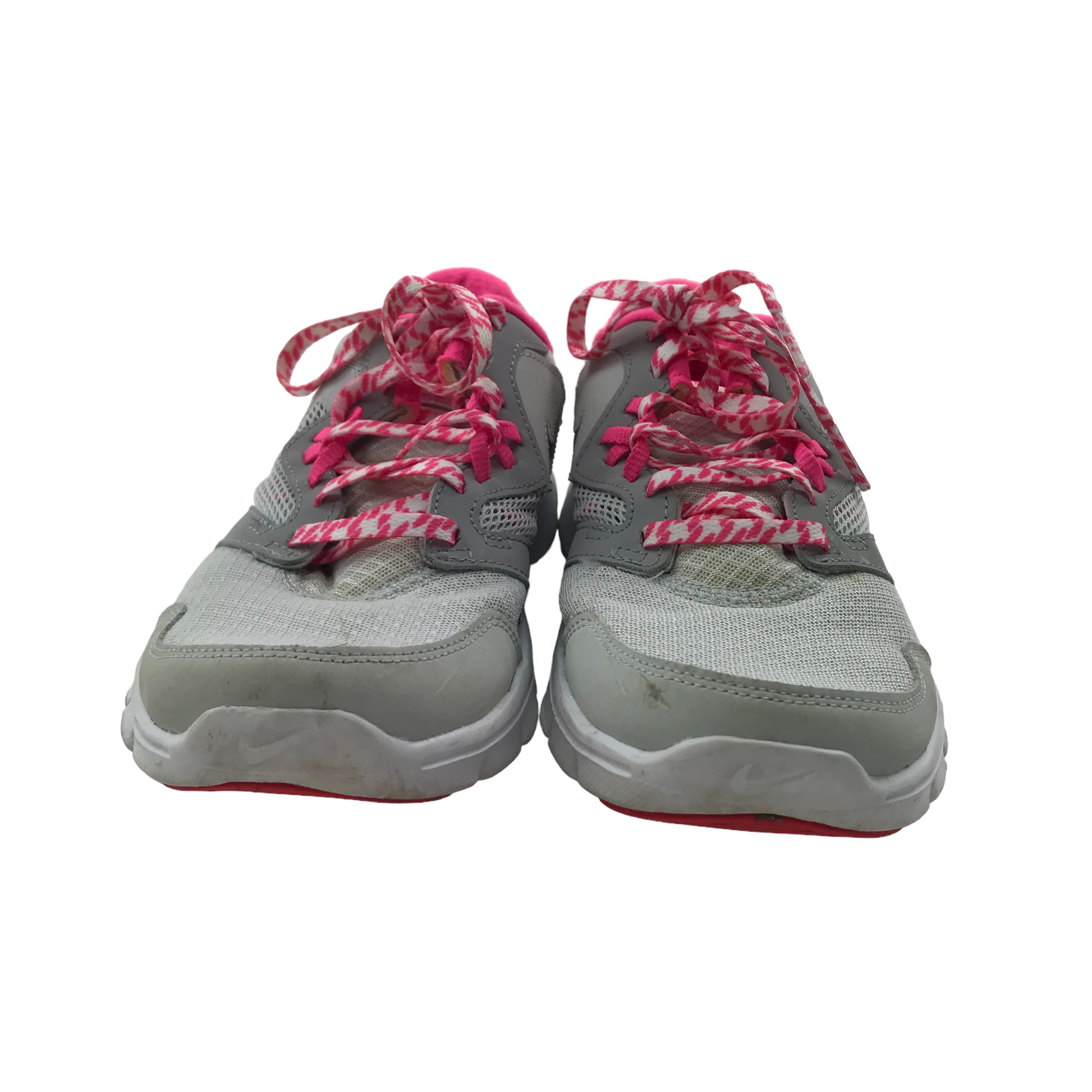 Pink and grey nike shoes sales