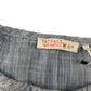 Fatface blouse 6-7 years blue and white stripy long sleeve embroidered cotton