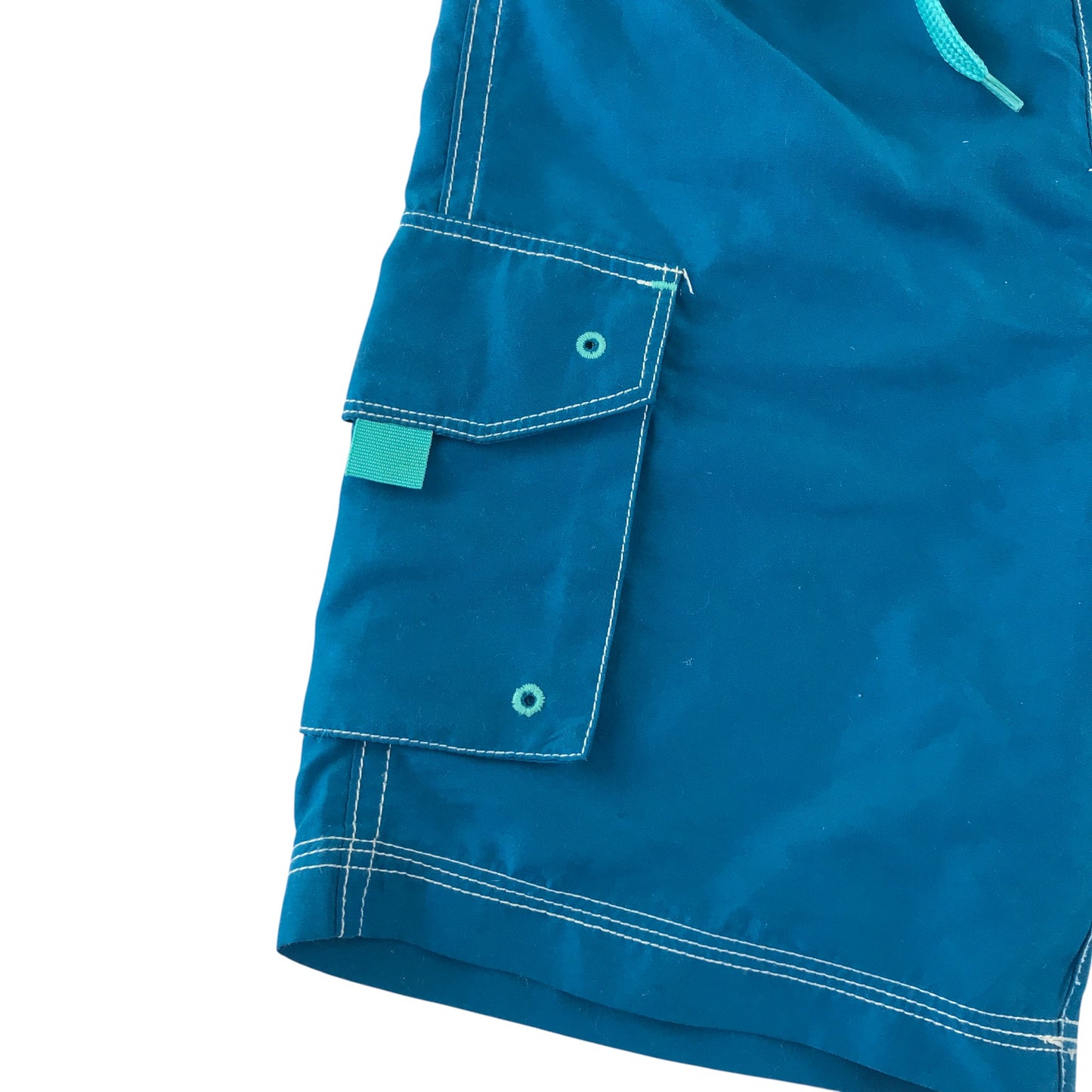 Hatley swim trunks 4-5 years blue shark graphic with pocket