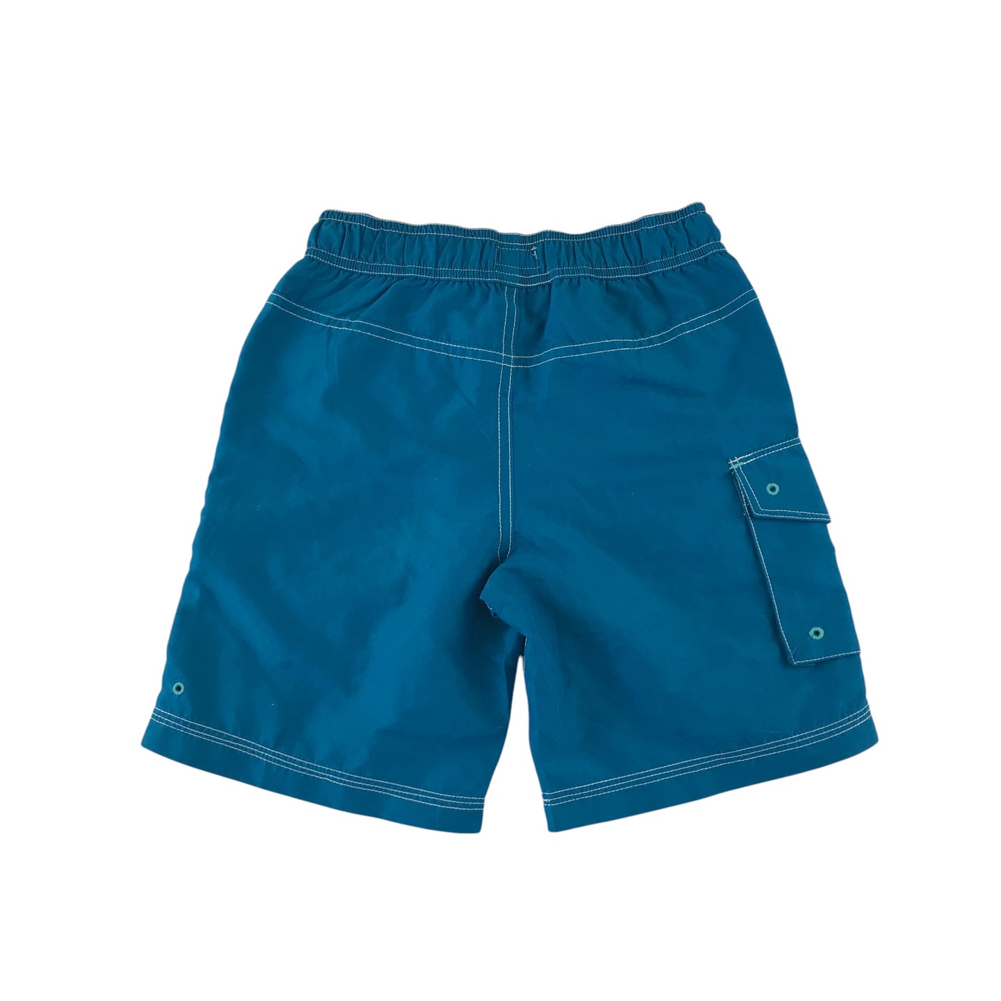 Hatley swim trunks 4-5 years blue shark graphic with pocket
