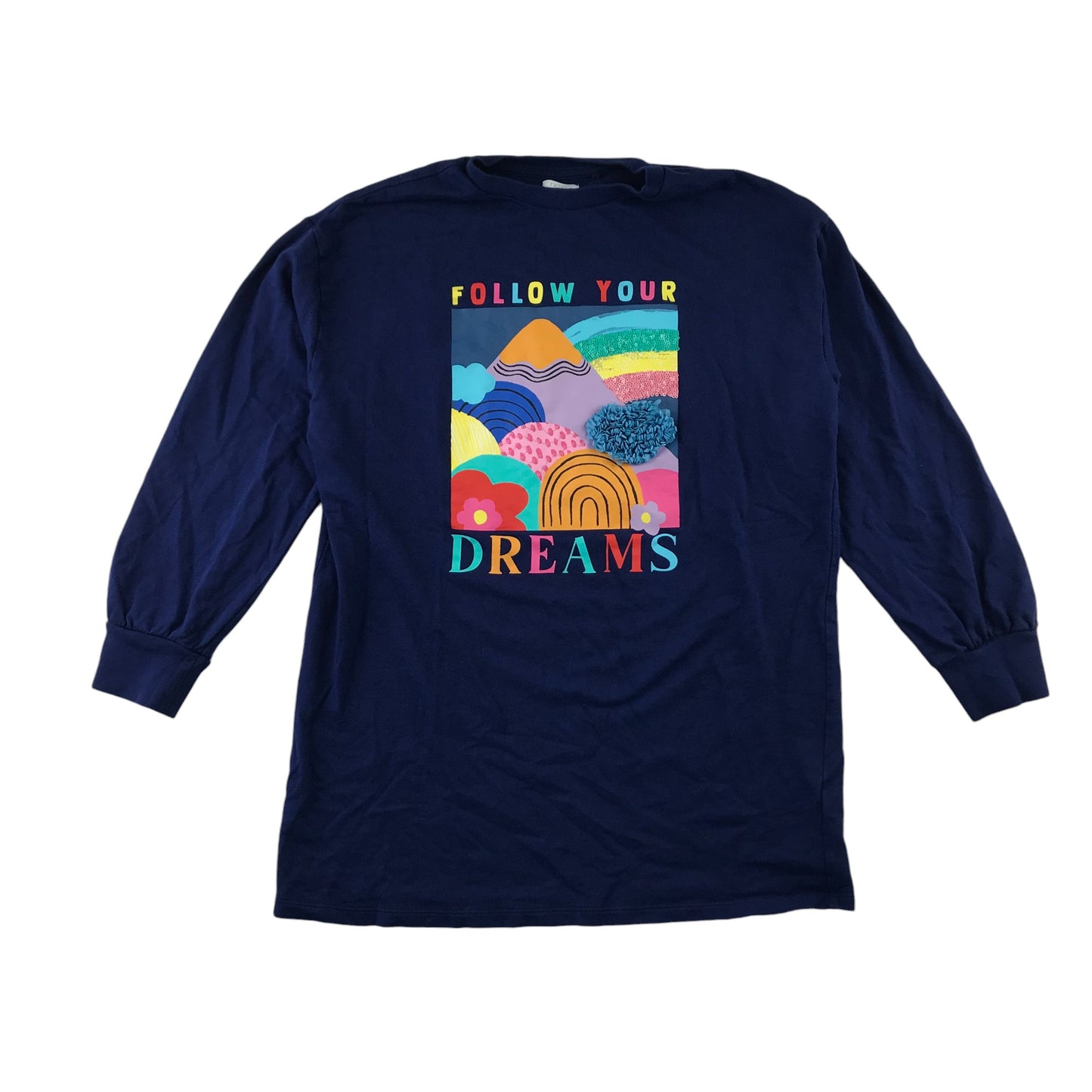 Next Sweatshirt 10-11 Years Navy Dreams Graphic Print