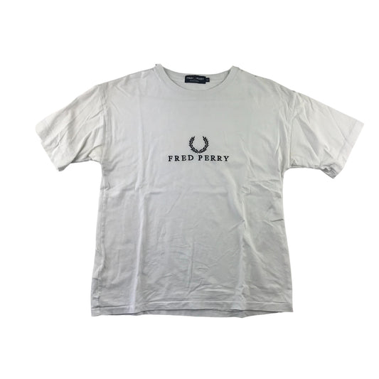 Fred Petty t-shirt 12 years white short sleeve logo cotton