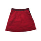 H&M Skirt  Size Adult XS Red A-Line with Side Stripes