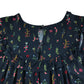 Next dress 9-10 years black winter floral print dress long sleeve