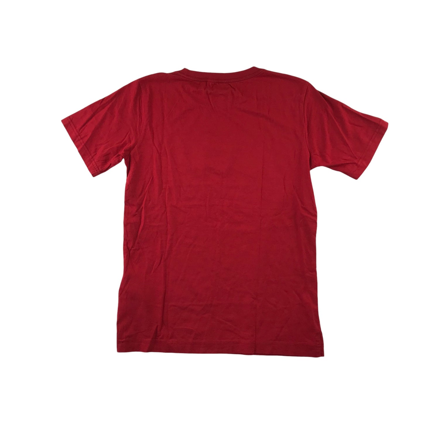 Levi's T-Shirt 15-16 Years Red Short Sleeve Large Logo Cotton