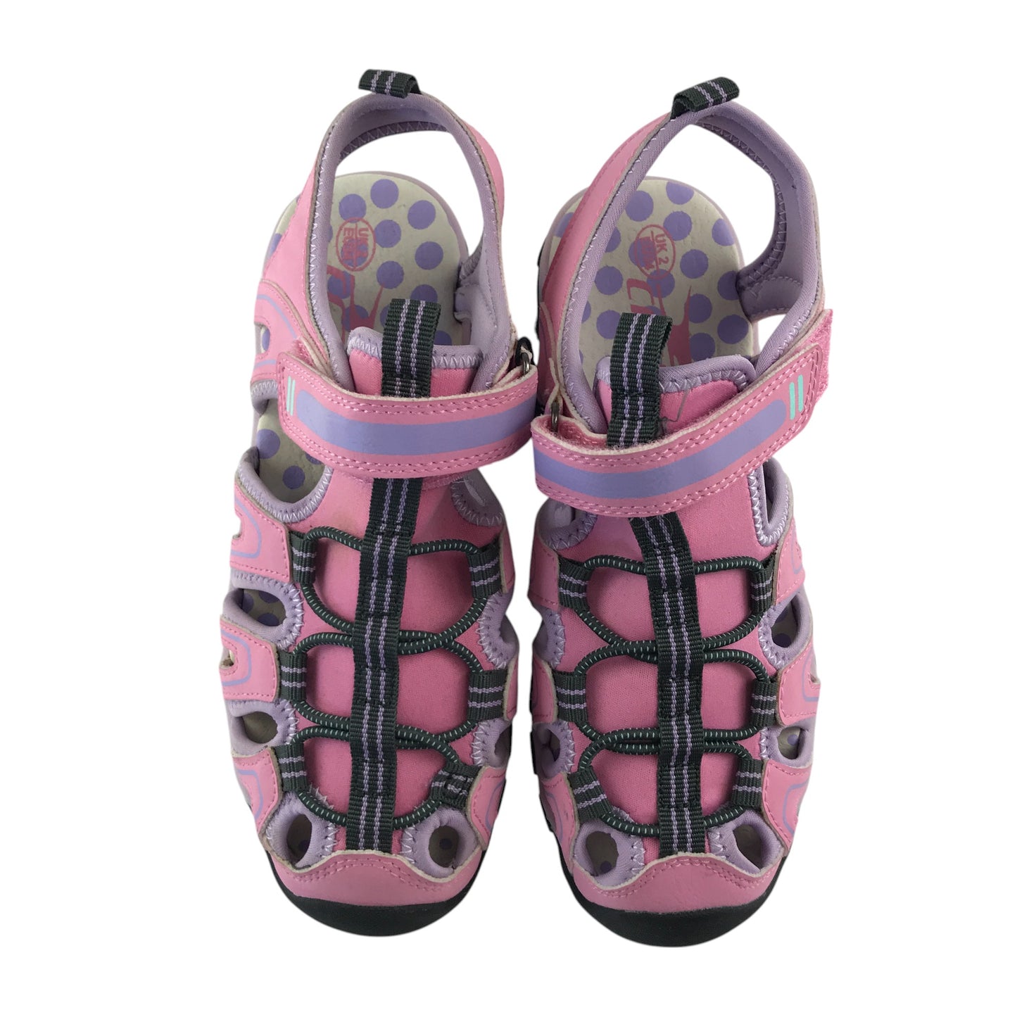 Crane sandals shoe size 2 pink breathable hiking style
