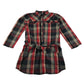 Ooxoo dress 9-10 years red multicolour check long sleeve