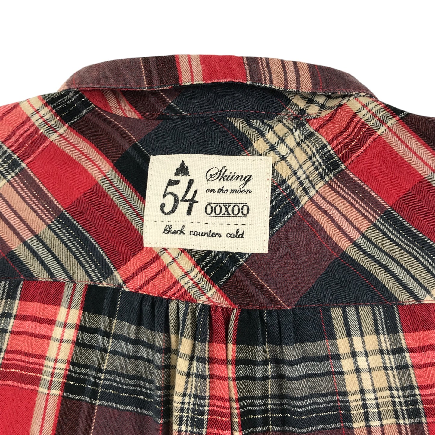 Ooxoo dress 9-10 years red multicolour check long sleeve