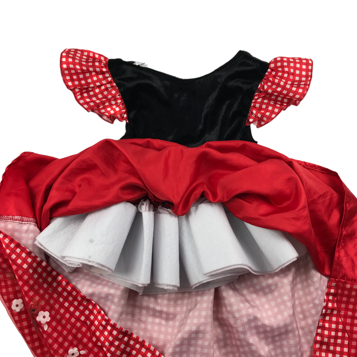 Tu Black and Red Little Red Riding Hood Dress Costume Age 5