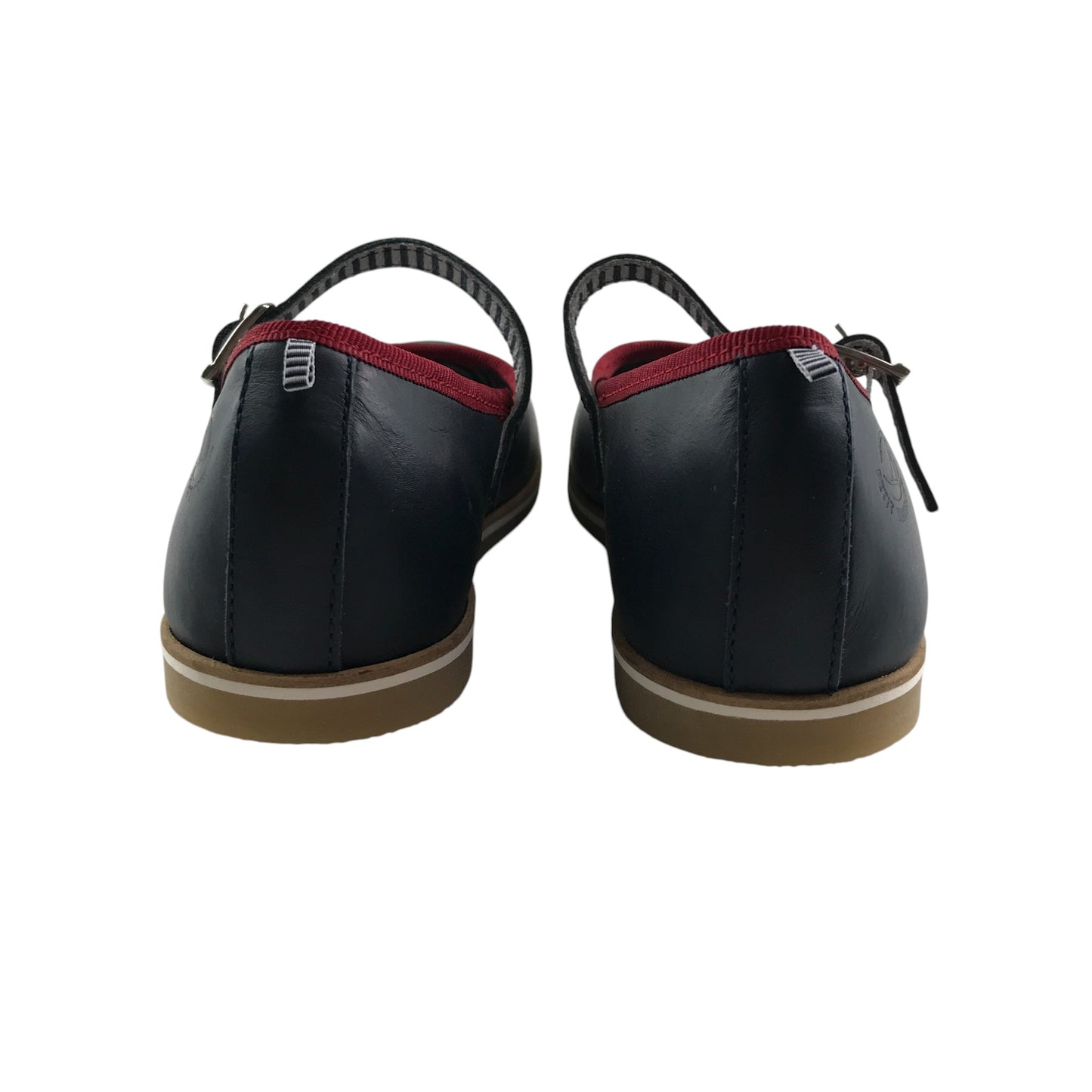 Petit Bateau mary janes shoe size 12.5 junior navy leather with strap