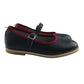 Petit Bateau mary janes shoe size 12.5 junior navy leather with strap