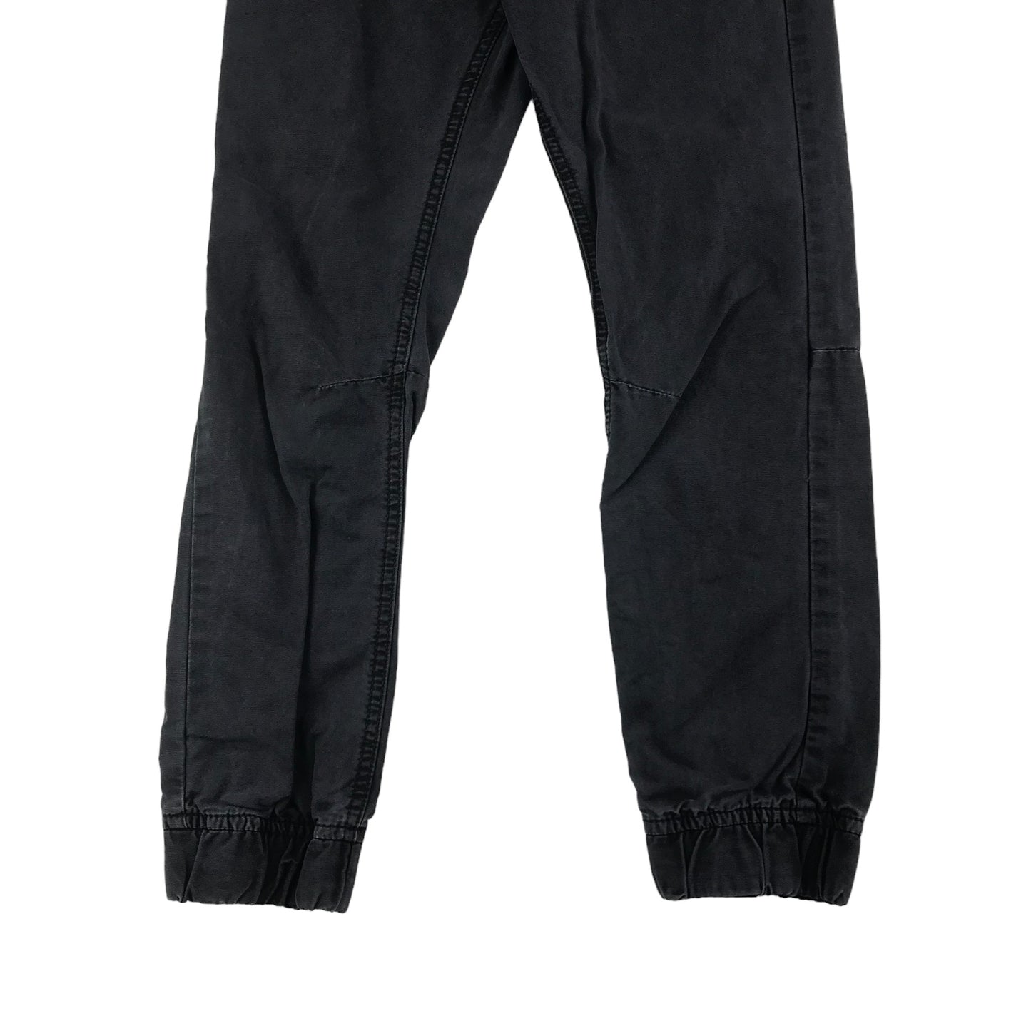 Next Trousers Age 10 Dark Grey Cuffed Legs