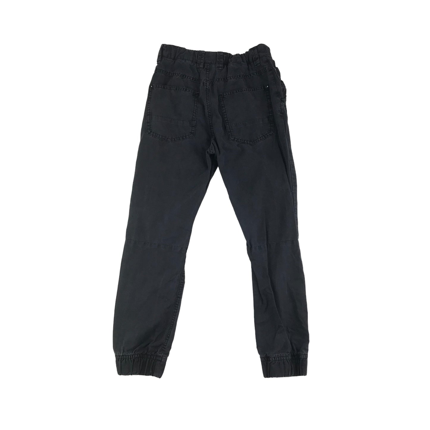 Next Trousers Age 10 Dark Grey Cuffed Legs