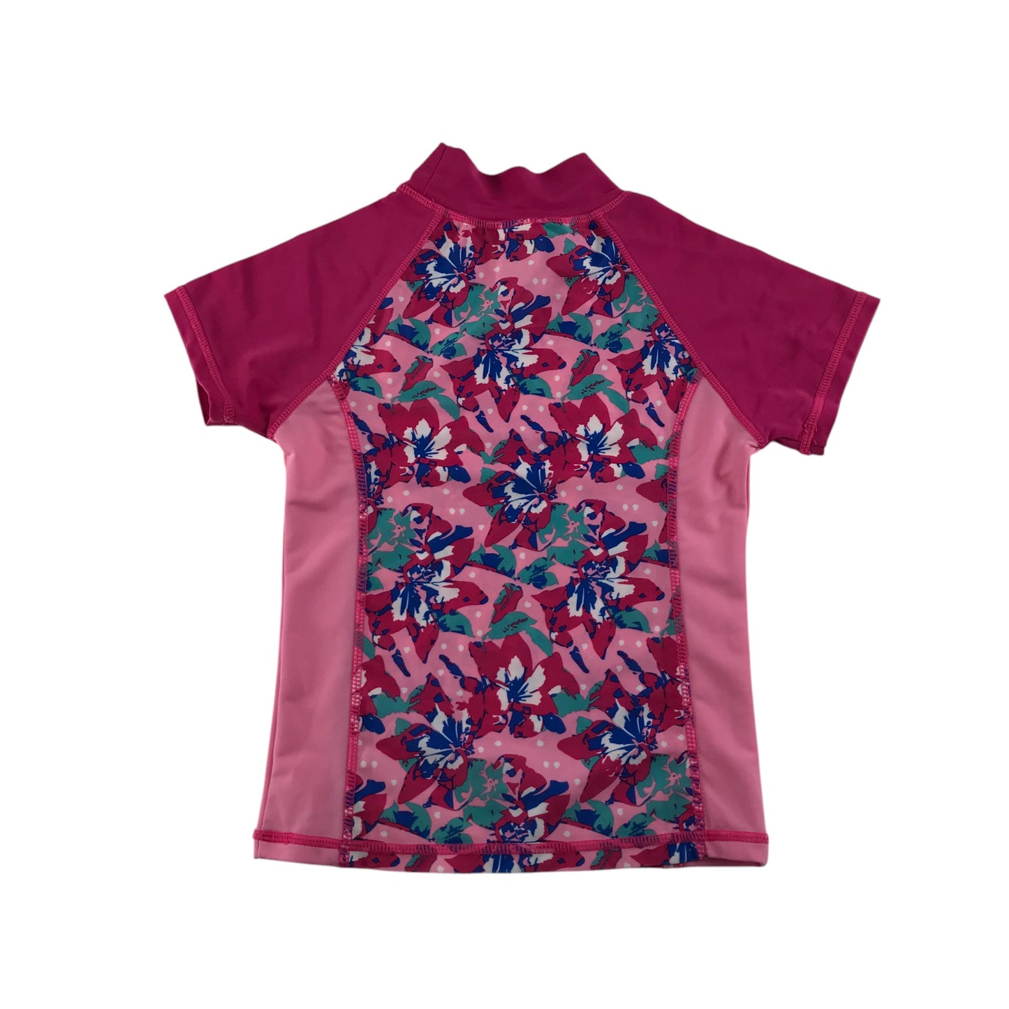 Crane swim top 5-6 years pink short sleeve graphic print