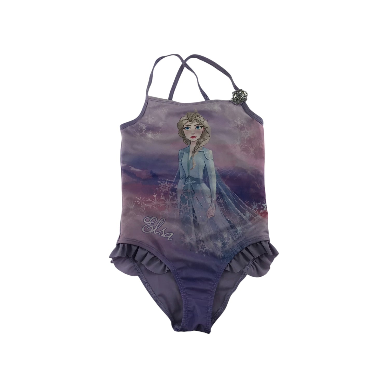 Disney Frozen swimsuit 5-6 years lilac one-piece cossie