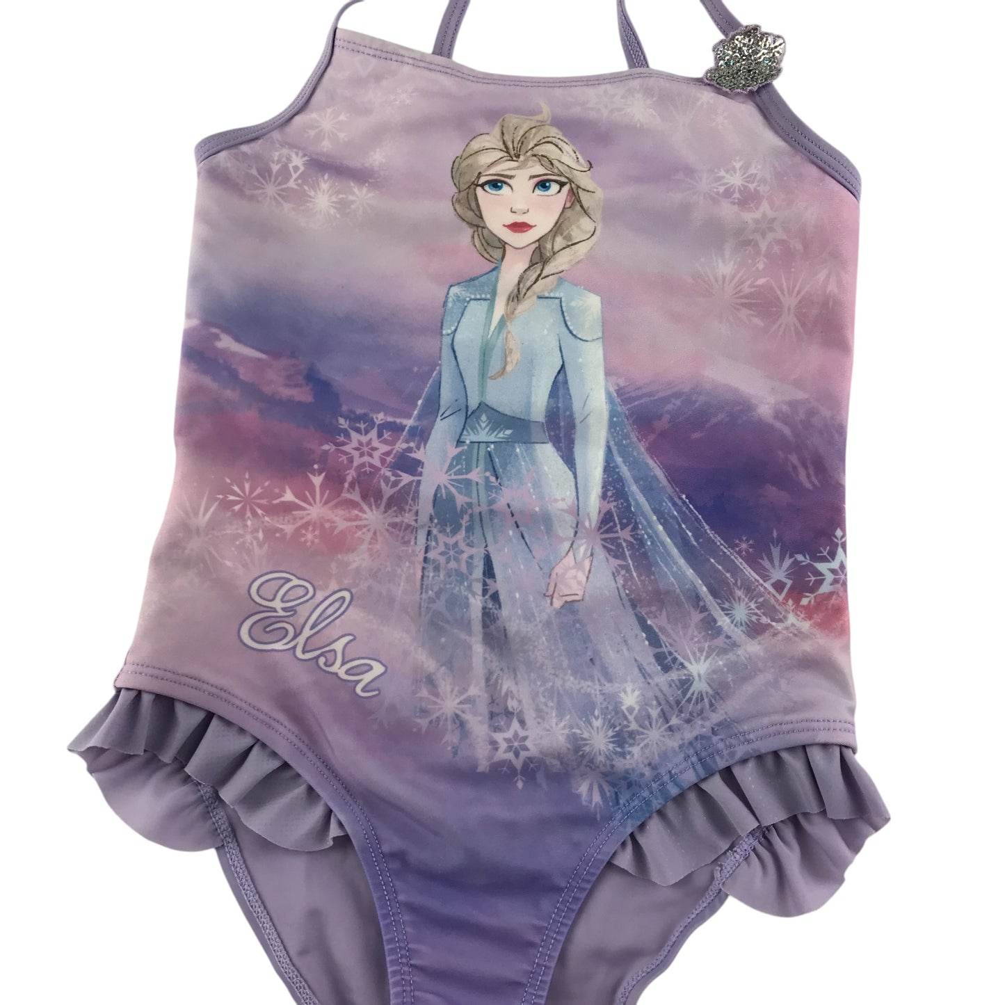 Disney Frozen swimsuit 5-6 years lilac one-piece cossie