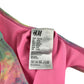 H&M swimsuit 5-6 years pink and blue pastel graphic one-piece cossie