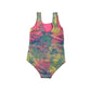 H&M swimsuit 5-6 years pink and blue pastel graphic one-piece cossie