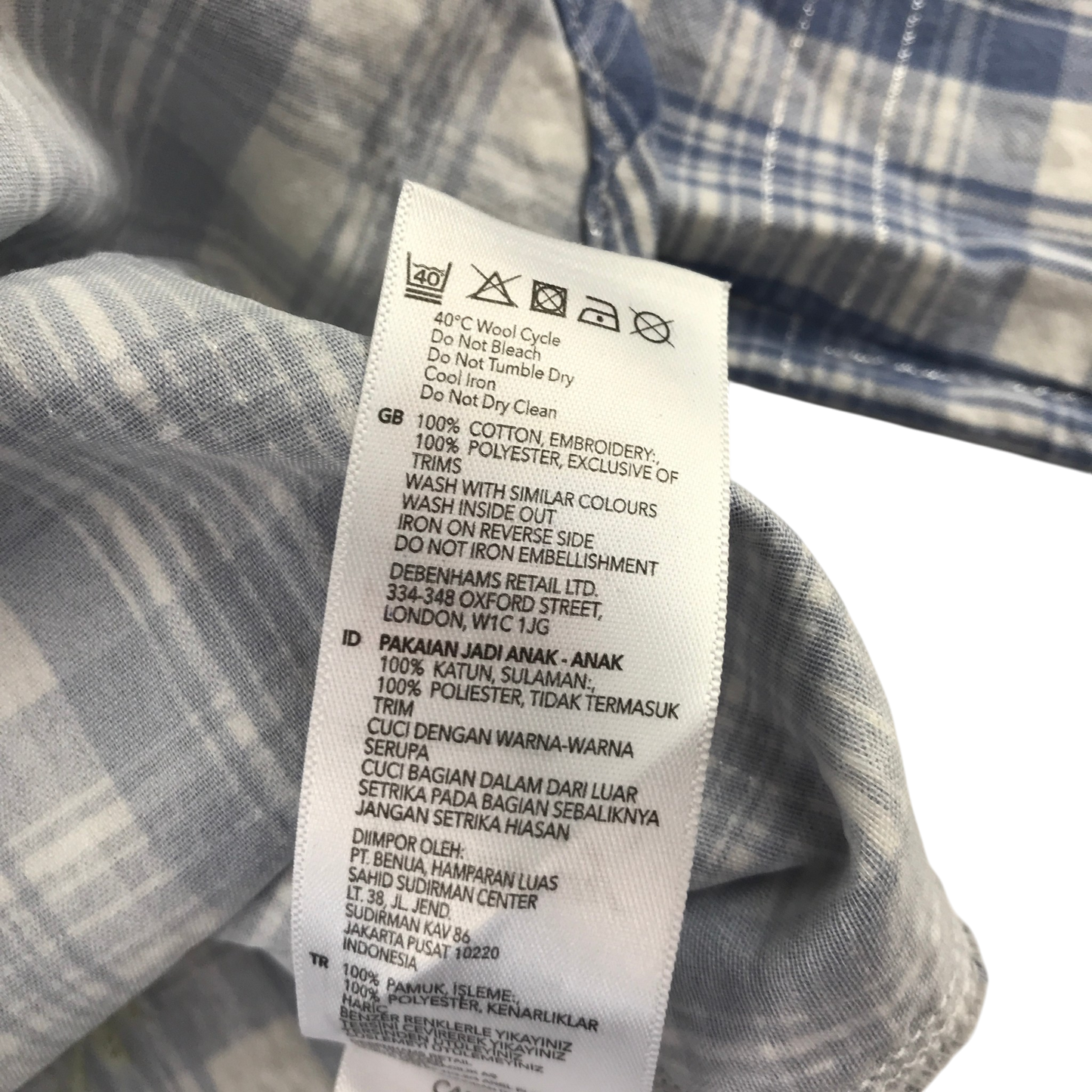 Preloved Debenhams shirt for kids