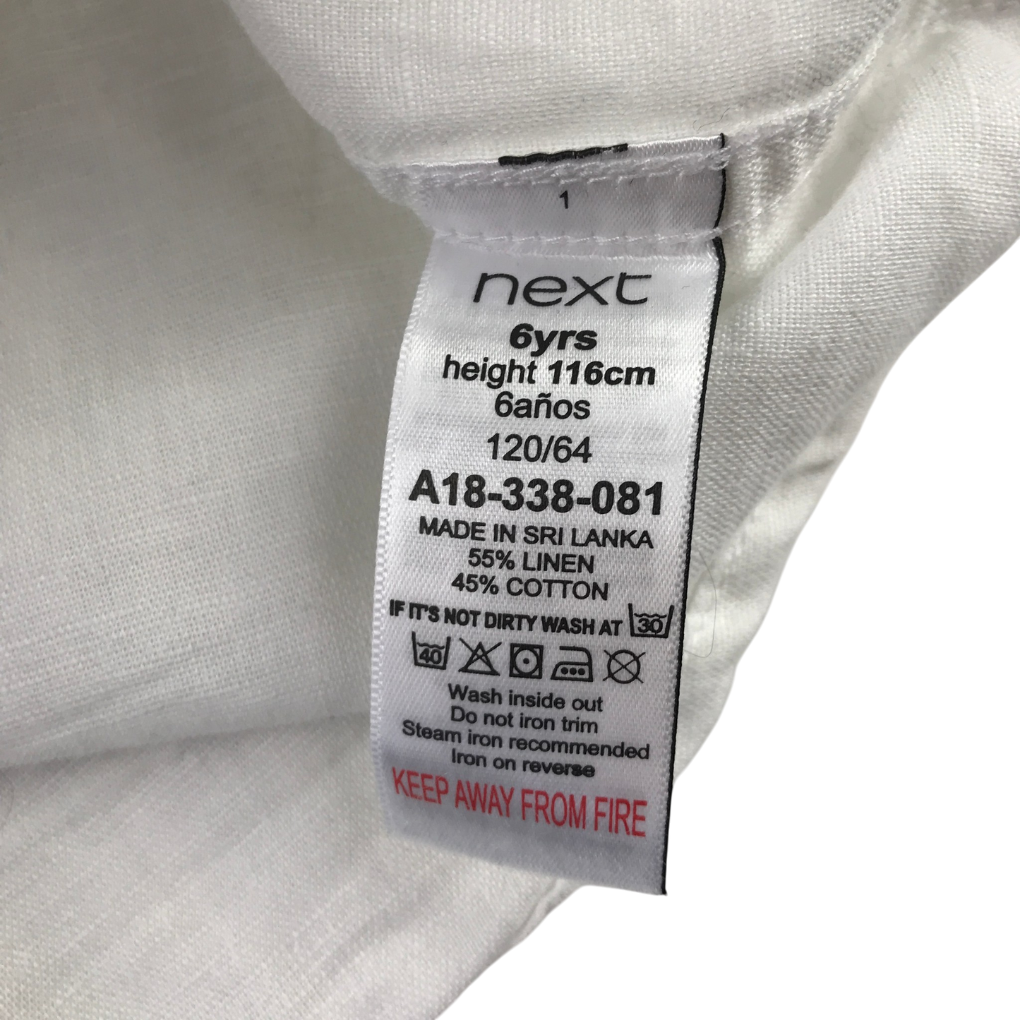 Preloved Next shirt for kids