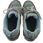 Merrell hiking shoe size 5 grey and light blue mesh waterproof