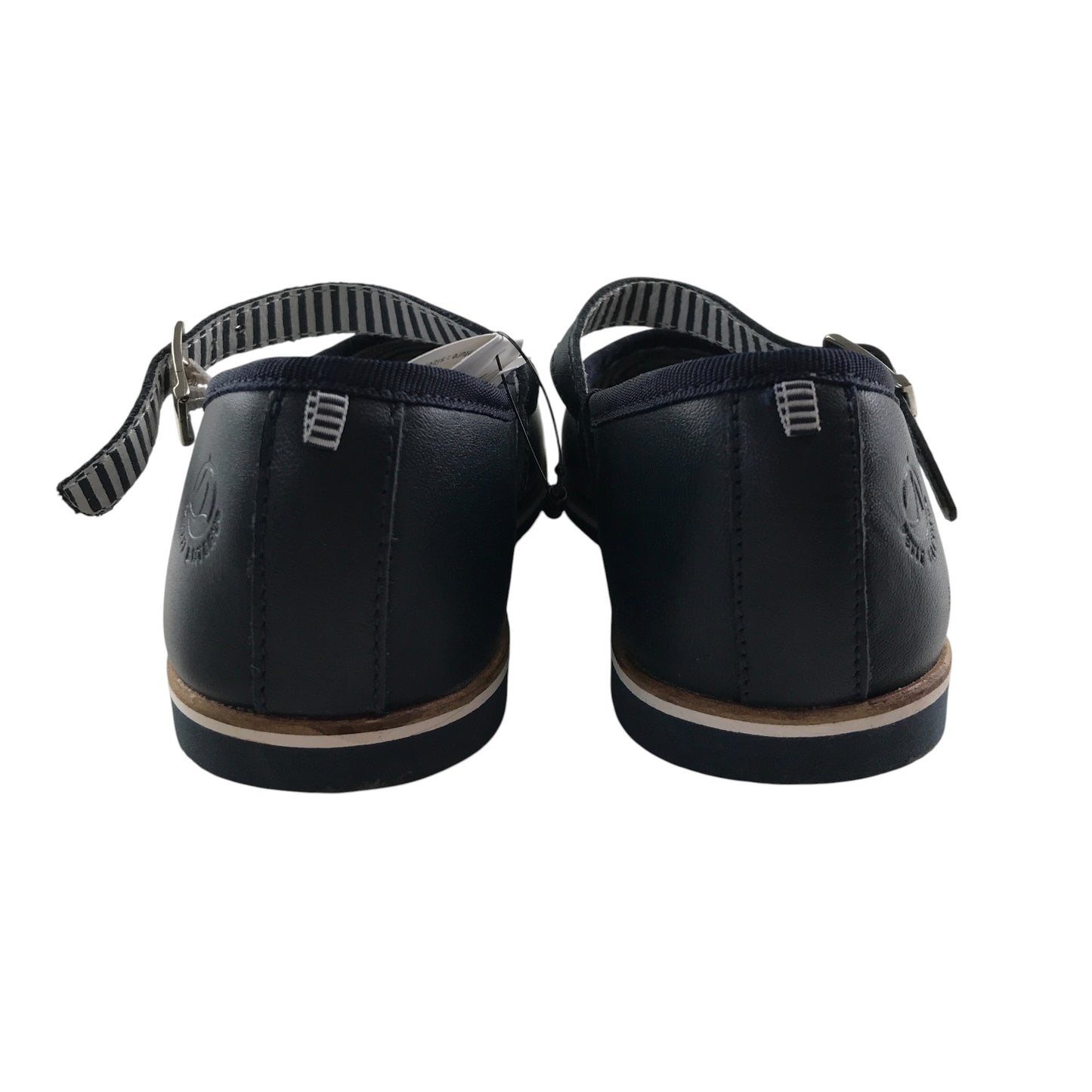 Petit Bateau mary janes shoe size 12.5 junior black leather with strap