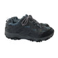 Merrell hiking shoe size 5 grey and light blue mesh waterproof