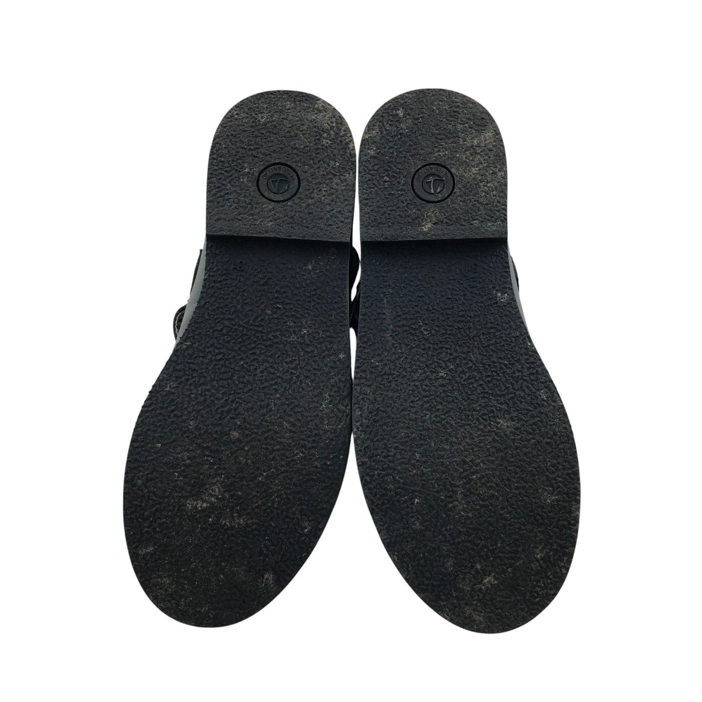 Petit Bateau mary janes shoe size 12.5 junior black leather with strap