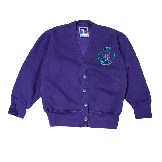 Darnley Primary Purple Jersey Cardigan
