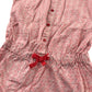 Okaidi Playsuit Age 4-5 Red and Navy Graphic Print Pattern