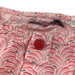 Okaidi Playsuit Age 4-5 Red and Navy Graphic Print Pattern