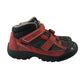 Quechua hiking shoe size 11.5C junior orange and grey ankle high