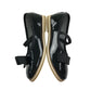 Petit Bateau mary janes shoe size 12.5 junior black leather ballerina style with strap