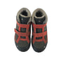 Quechua hiking shoe size 11.5C junior orange and grey ankle high